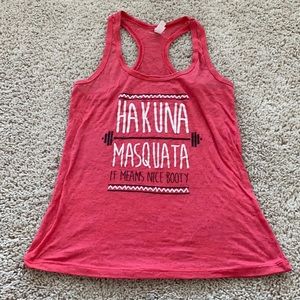 Workout tank top
